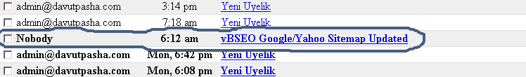 VBSEO (vbseo_sitemap) KURULUMU