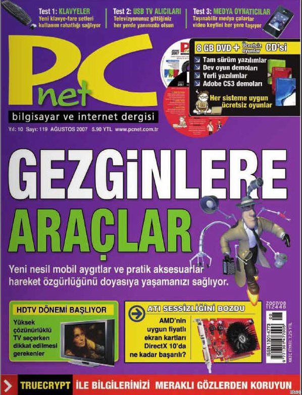 Pcnet Ağustos 2007 Sayısı