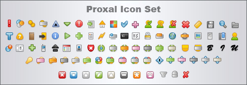 Open Source Icon Set: Proxal