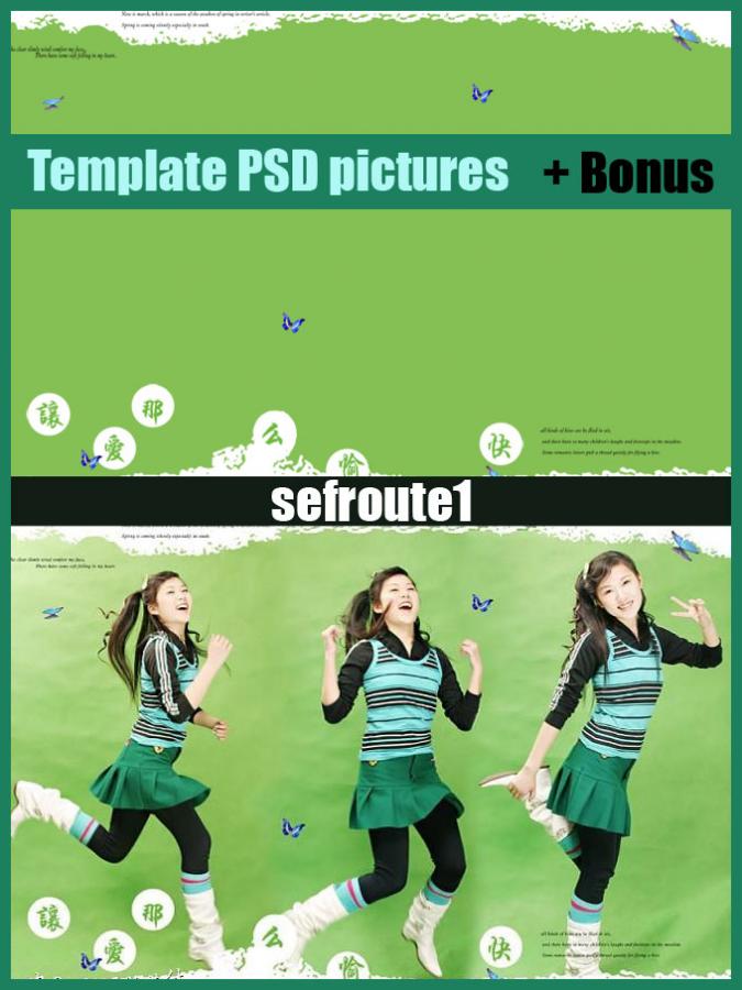 template PSD pictures