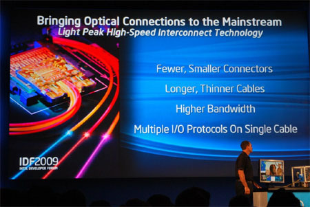 10 Gbps'lik Light Peak için geri sayım