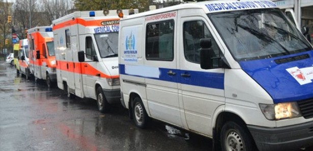 İngiltere'den Suriye'ye ambulans yardımı 