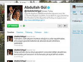 Abdullah Gül, Twitter'dan teşekkür etti 