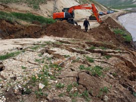 Ardeşen-Çamlıhemşin karayolu kapandı 