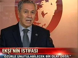 Arınç: Ekşi'nin bu istifası yetmez VİDEO 