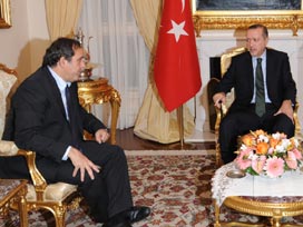 Erdoğan, Platini'yi kabul etti 