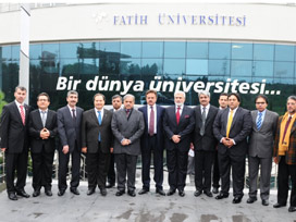 Fatih Üniversitesi'ne üst düzey ziyaret 