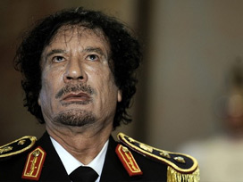 Kaddafi'nin banka hesapları da donduruyor 