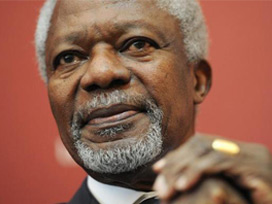 Kofi Annan yarın Hatay´a geliyor 