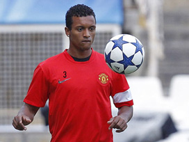 Manchester'da Nani sevinci 