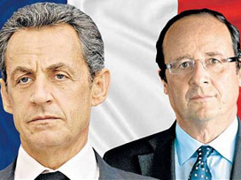 Sarkozy ve Hollande TV´de kapıştı 