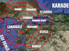 Saros'taki deprem 10 ili birden salladı 