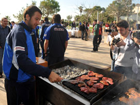 Trabzonspor'da barbekü partisi / 