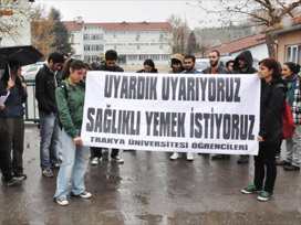 Trakya Üniversitesi'nde 55 öğrenci zehirlendi 