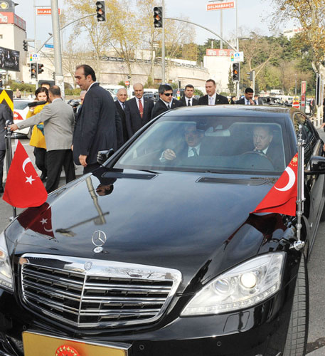 3 lideri Cuma'ya Erdoğan götürdü- galeri