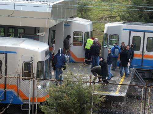 Bayrampaşa metrosu raydan çıktı-Galeri