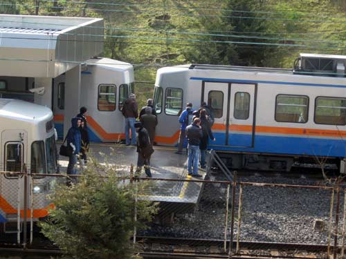 Bayrampaşa metrosu raydan çıktı-Galeri