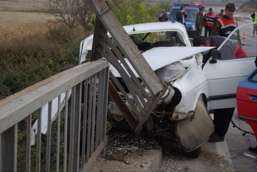 Çorum'da feci trafik kazası: 2 ölü 2 yaralı