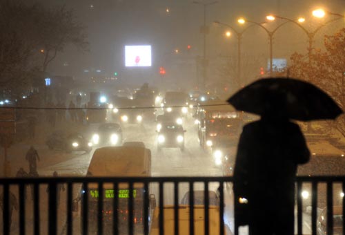 Kar, Ankara'da hayatı durdurdu GALERİ