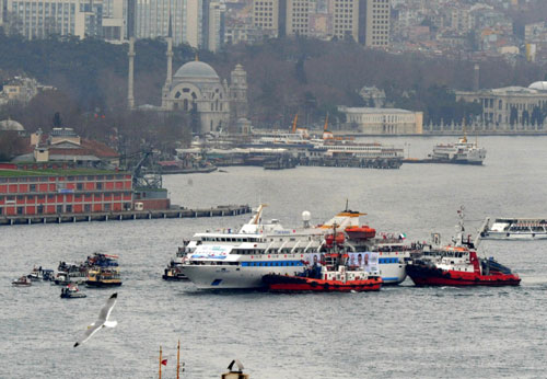 Mavi Marmara 7 ay sonra İstanbul'da