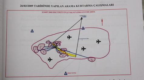 Yazıcıoğlu'nu arama skandalı haritaları