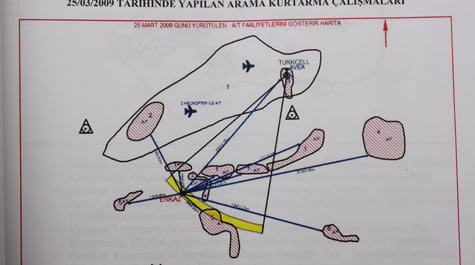 Yazıcıoğlu'nu arama skandalı haritaları