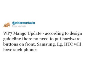 WP7 Mango bunu kaldıracak!