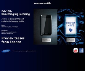 Yeni Galaxy S'e yeni site!