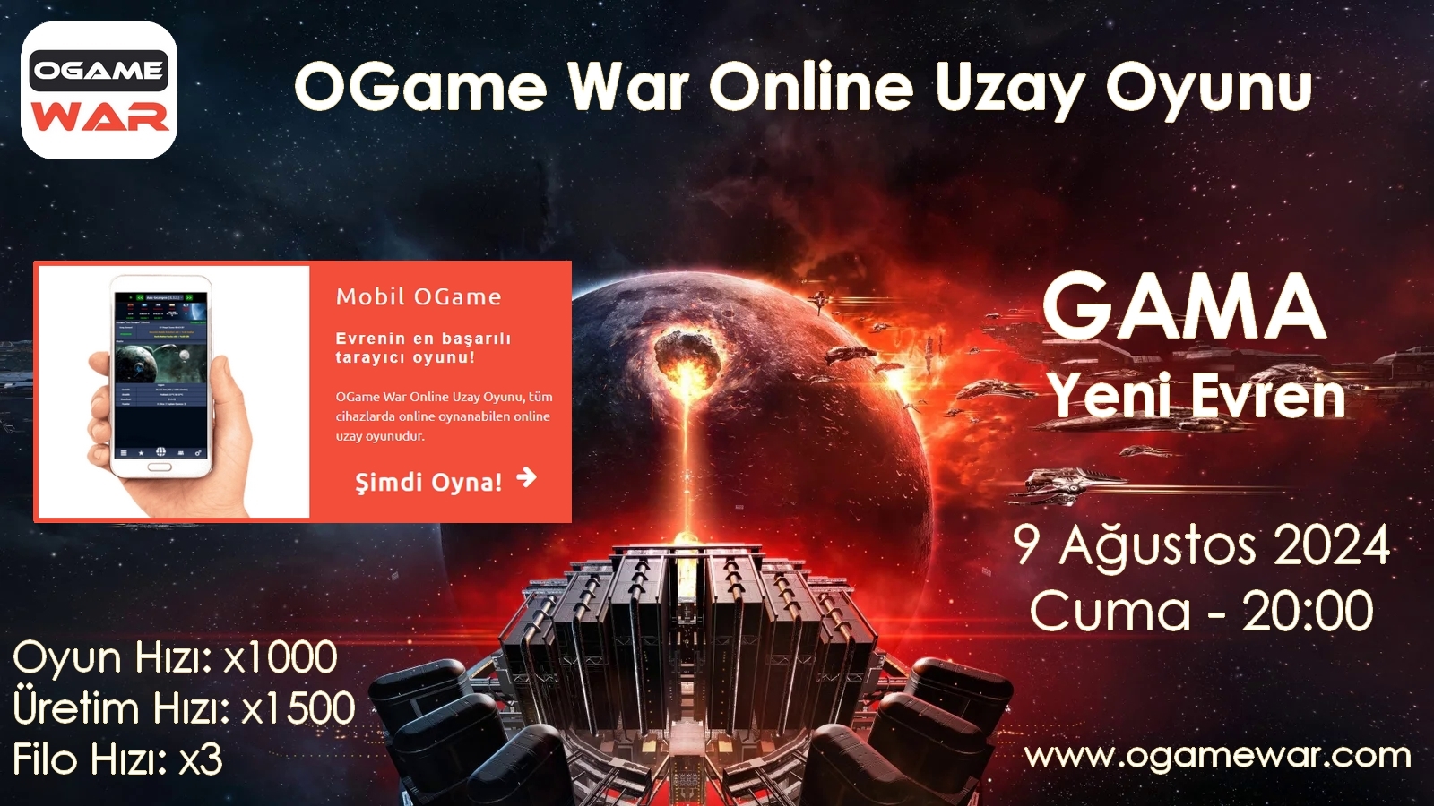 OGame War Açılıyor - ogamewar.com