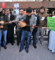 'Kürtçe şarkı söyleme' cinayetine protesto