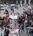 İtalya'da öğrencilerden hükümete protesto