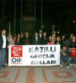 CHP'li gençler Atatürk'e saygı nöbetinde