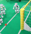 İTÜ'nün robotları futbol maçında