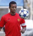 Manchester'da Nani sevinci