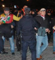 Taksim'de Galatasaray protestosu